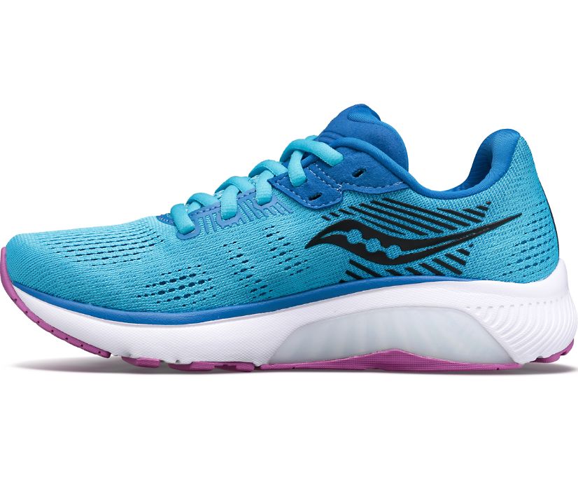 Women's Saucony Guide 14 Running Shoes Blue | Singapore 141AHKP